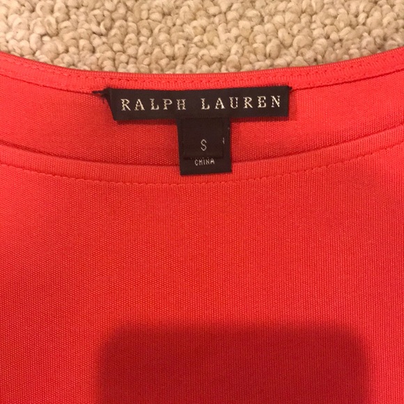 Ralph Lauren Coral Dress. Size S/M - Picture 3 of 7